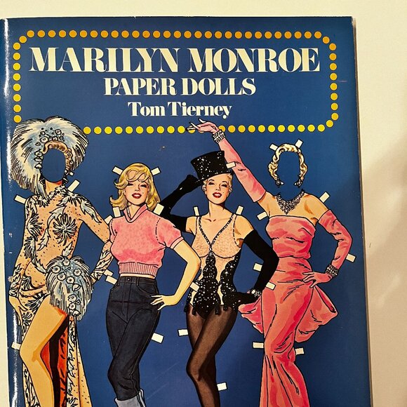 Marilyn‎ Monroe 1979 Paper Dolls  by  Tom Tierney. - Picture 1 of 16